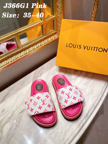 Louis vuitton 2025 pink slippers