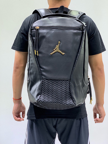 Jordan retro 12 backpack on sale black