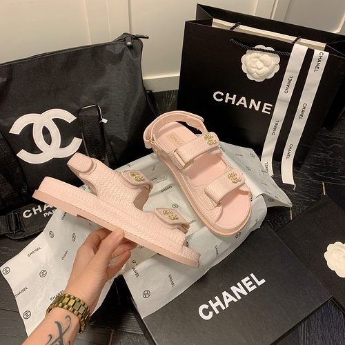 Chanel best sale sandals rubber