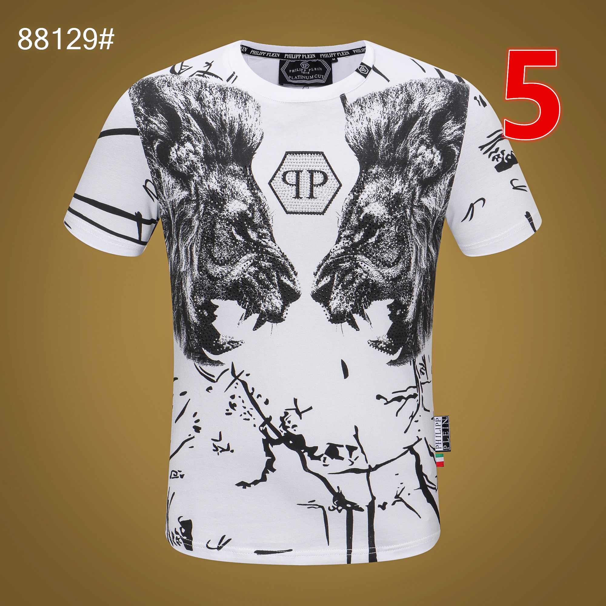 Philipp plein lion online t shirt