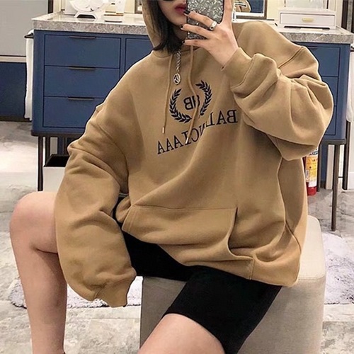 Brown balenciaga cheap hoodie